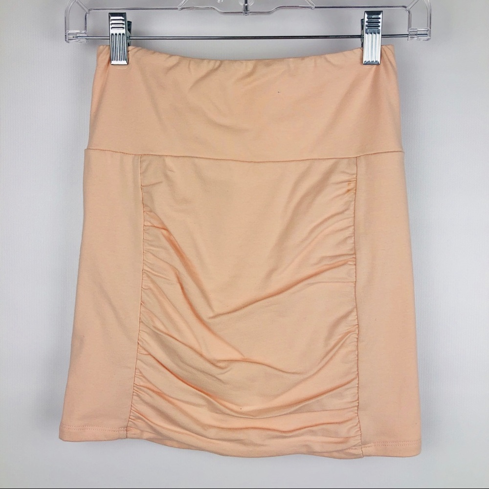 FREE PEOPLE | Pink Mini Skirt - Picture 1 of 5